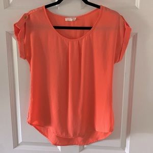 Coral Color Blouse